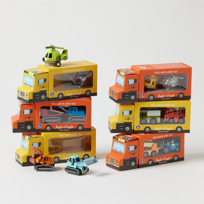 Jiggle & Giggle Veloce Vehicles Pullback Toy Vehicles Set of 2