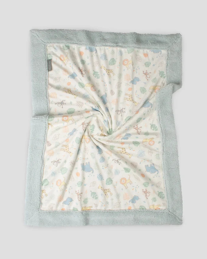 Little Linen Baby Snuggle Blanket - Savanna Giraffe