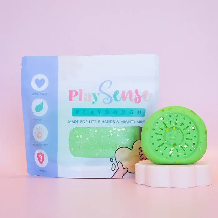 Play Sense Dough | Glitter Green | Fresh Cucumber Scented