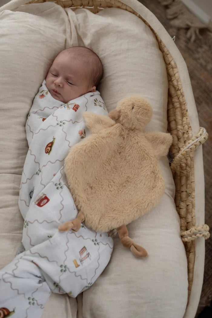 Pop Ya Tot Organic Muslin Swaddle - Cottage Picnic