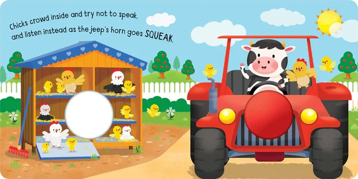 Squeak Me! Board Book - Beep, Beep Farm!