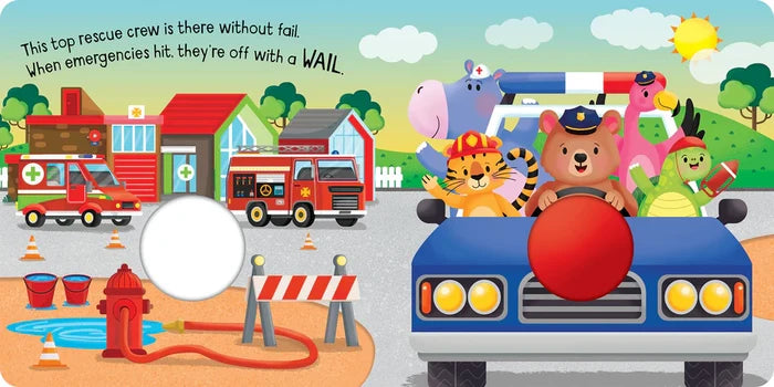 Squeak Me! Board Book - Beep Beep Rescue!