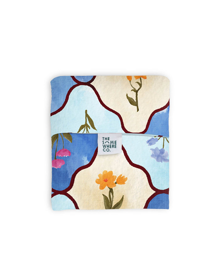 The Somewhere Co Reusable Shopping Bag - Amalfi