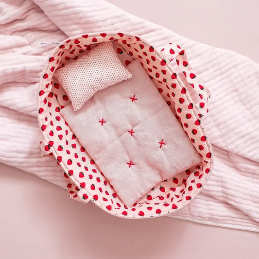 Alimrose Baby Doll Carrier Set - Strawberry