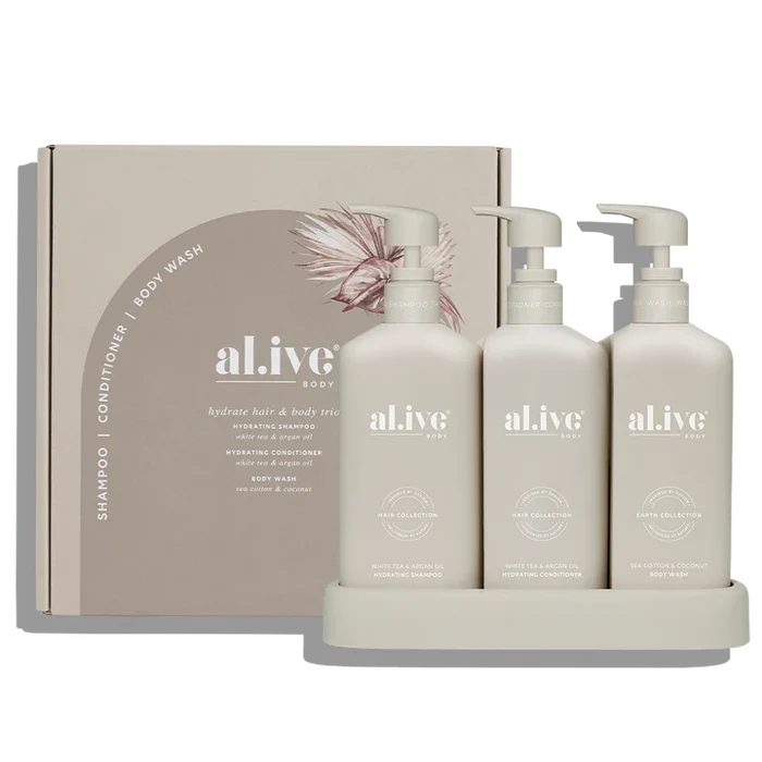 al.ive body Shampoo, Conditioner & Body Wash Trio