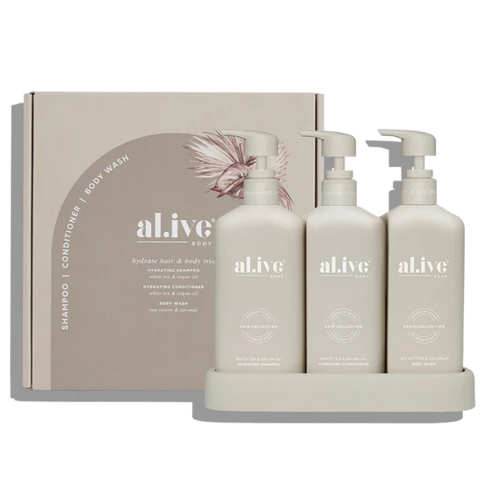al.ive body Shampoo, Conditioner & Body Wash Trio
