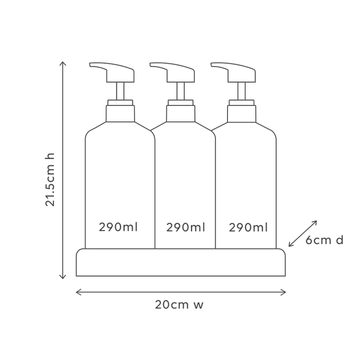 al.ive body Shampoo, Conditioner & Body Wash Trio