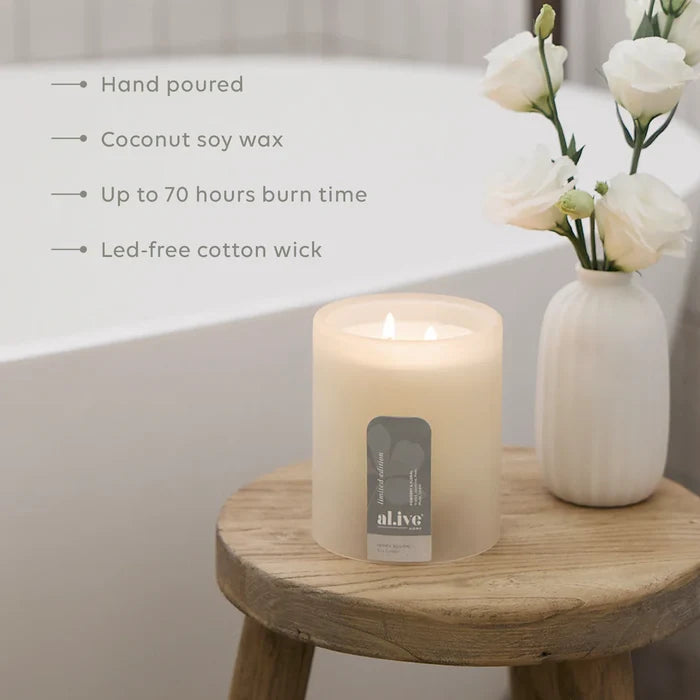 al.ive Soy Candle - Ivory Bloom