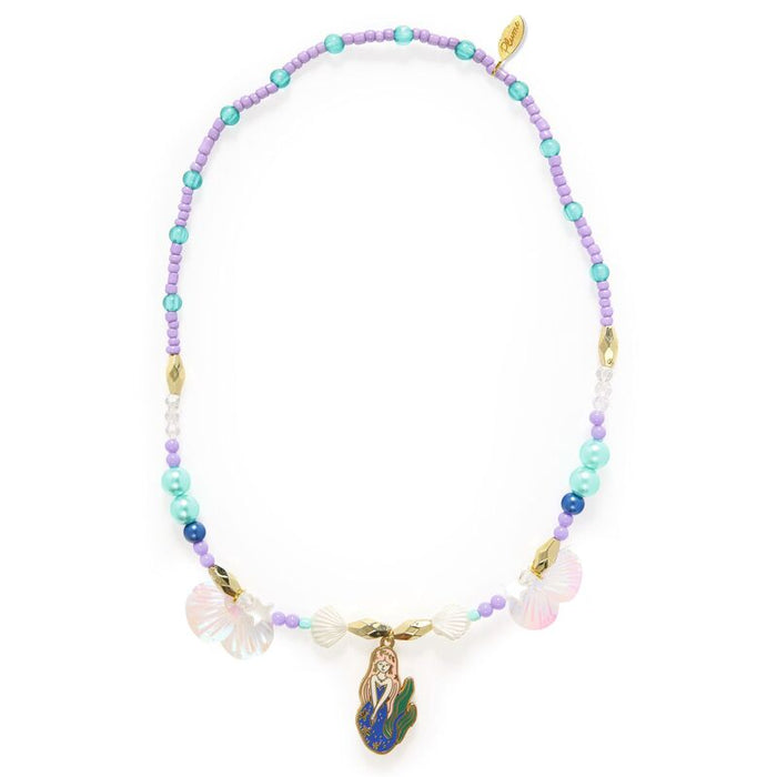 Alizee Mermaid Beaded Charm Necklace