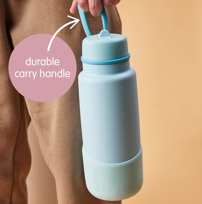 b.box - 1L Insulated Flip Top Drink Bottle - Lilac Love