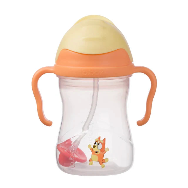 bbox Bluey Weighted Straw Sippy Cup 240ml - Bingo