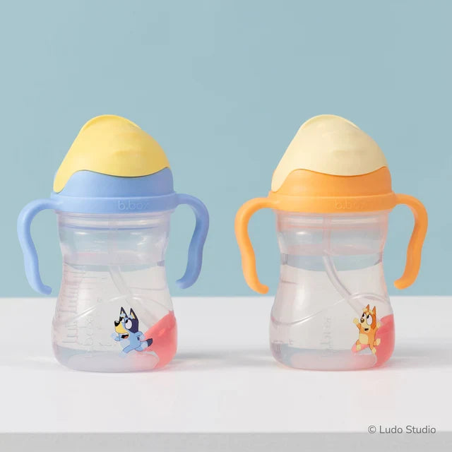 bbox Bluey Weighted Straw Sippy Cup 240ml - Bluey