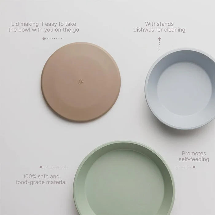 BIBS Dinner Plate Set - Cloud