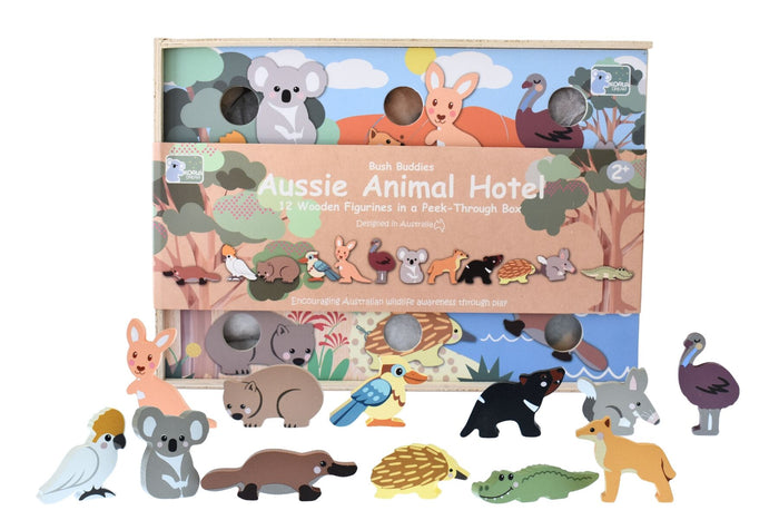 Bush Buddies Australian Animal Hotel Set