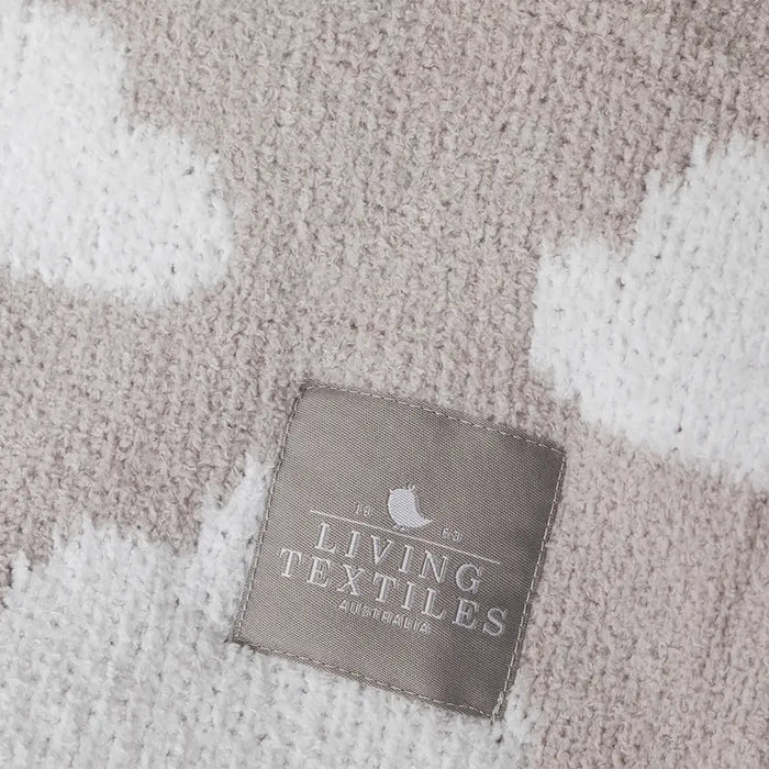 Chenille Blanket - Grey Clouds