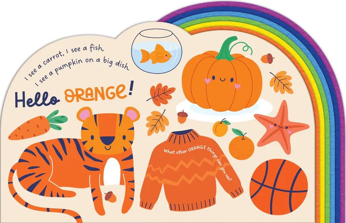 Chunky Felt Board Book - Hello Rainbow