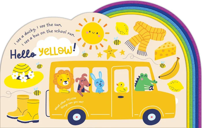 Chunky Felt Board Book - Hello Rainbow