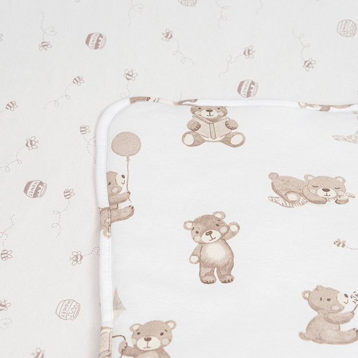 Deluxe Nap Mat Bedding Set - Cuddly Bear