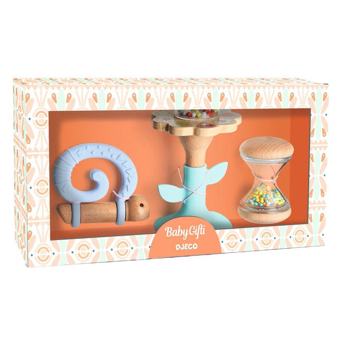 Djeco Babi Gifti Rattle and Teether Gift Set