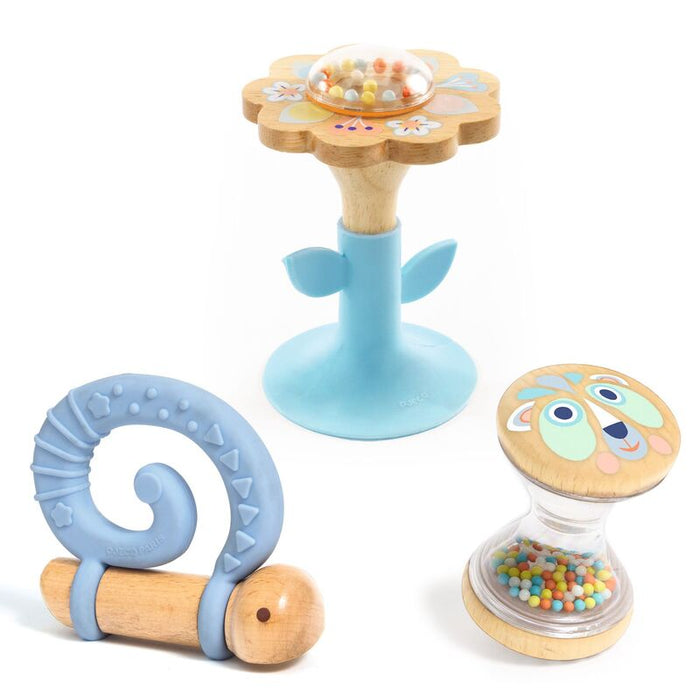 Djeco Babi Gifti Rattle and Teether Gift Set