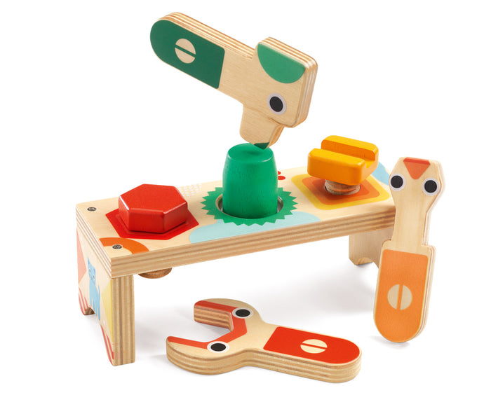Djeco Bricolou Wood Tool Set