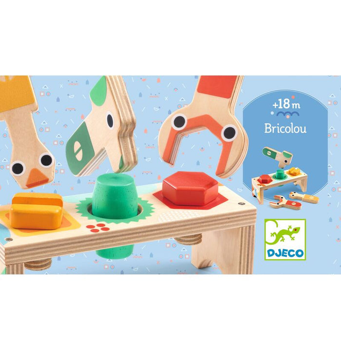 Djeco Bricolou Wood Tool Set