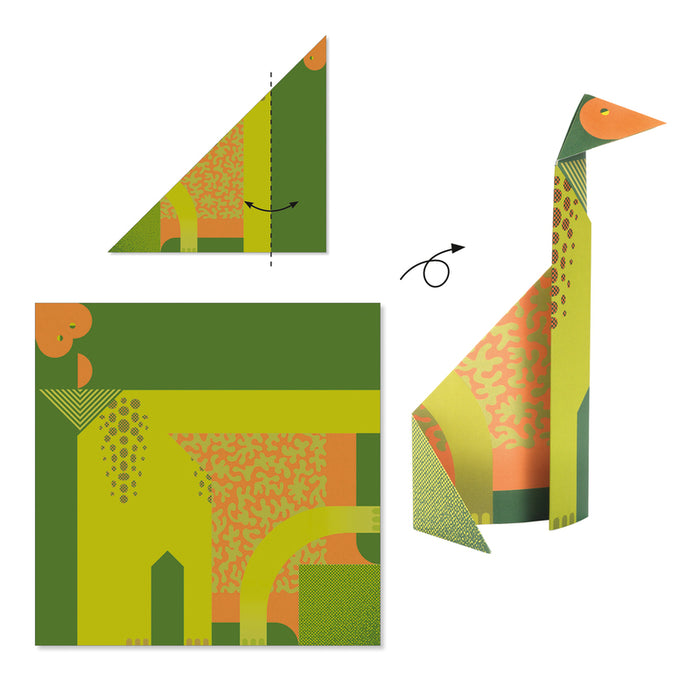 Djeco Dinosaurs Origami Craft Set