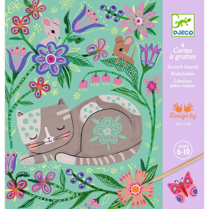 Djeco Encounters Scratch Cards