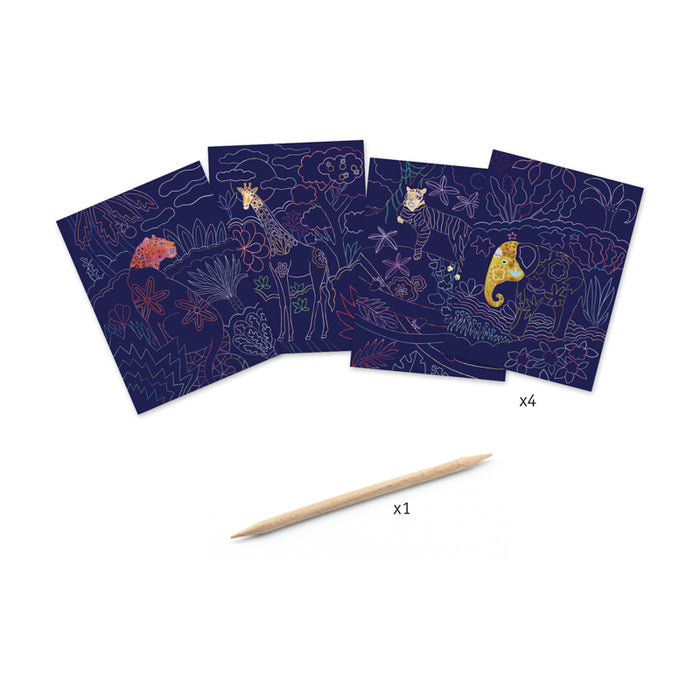 Djeco Lush Nature Scratch Cards