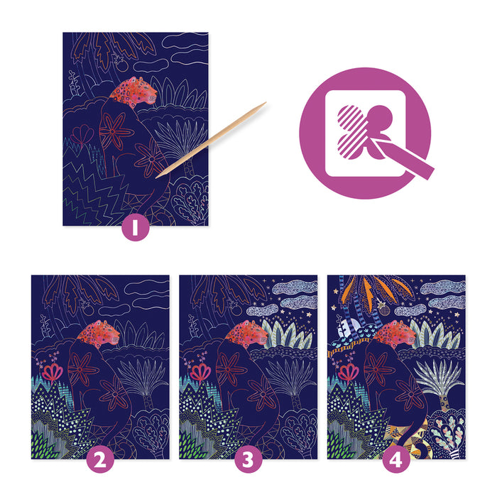 Djeco Lush Nature Scratch Cards