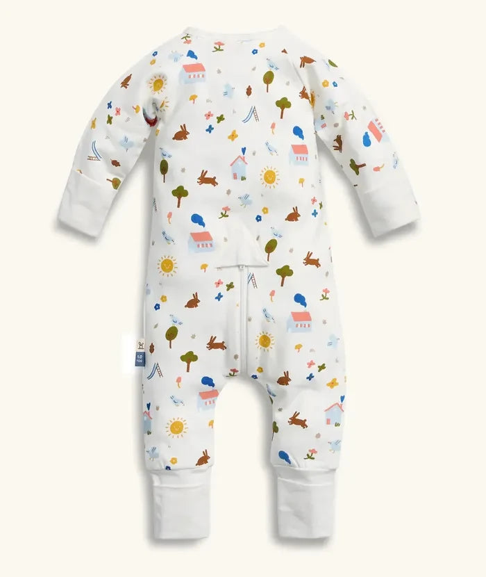 ergoPouch Layer | Long Sleeve Zip Bodysuit 1.0 TOG - Daydream