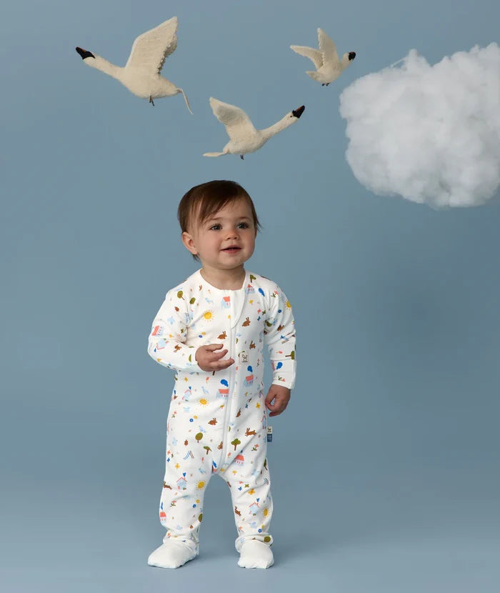 ergoPouch Layer | Long Sleeve Zip Bodysuit 1.0 TOG - Daydream