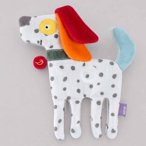 FehnNATUR Crinkle Dog Sensory Toy