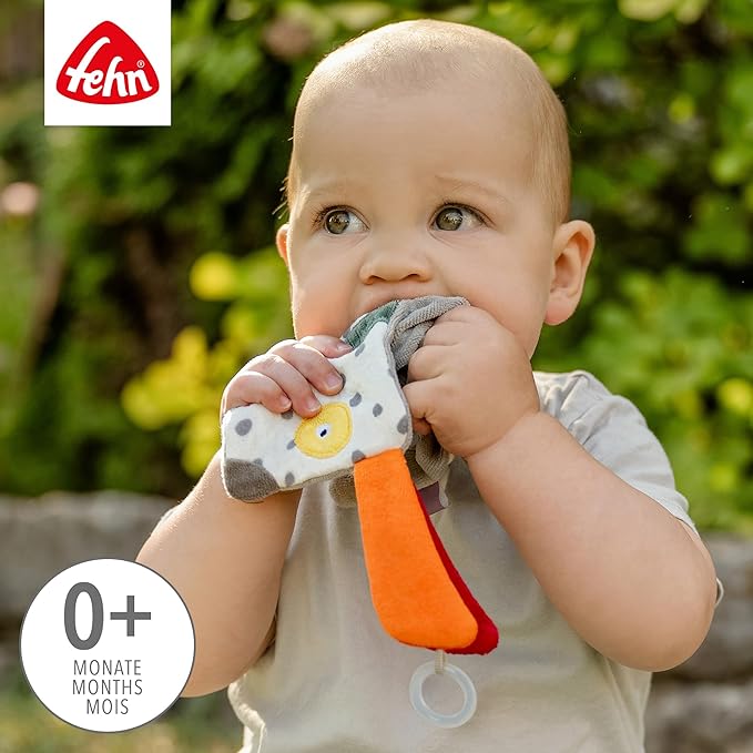 FehnNATUR Crinkle Dog Sensory Toy