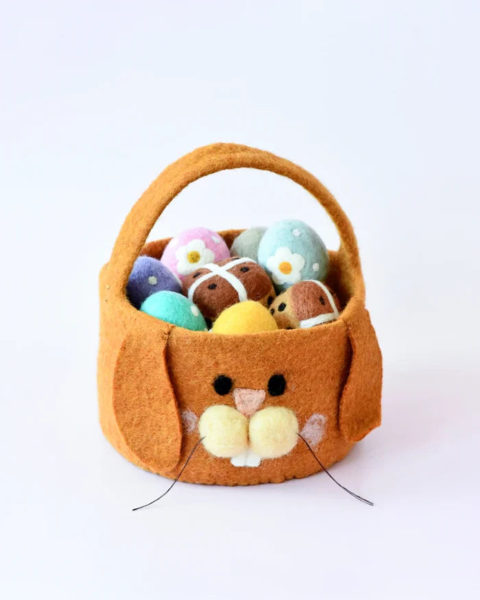 Felt Easter Bunny Basket Bag