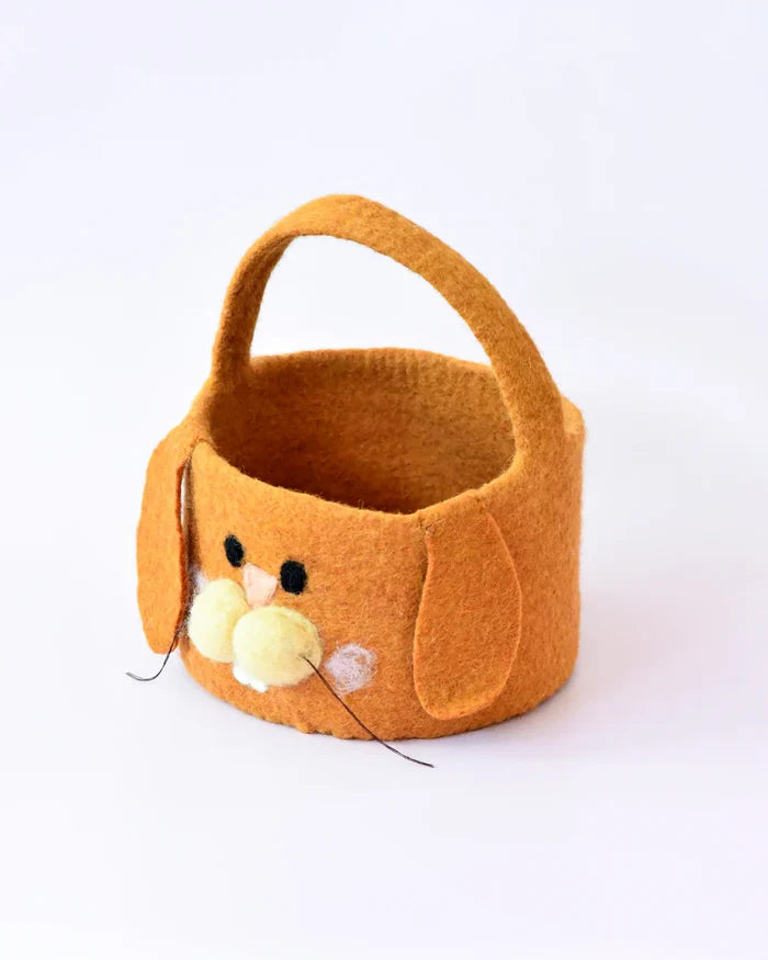Felt Easter Bunny Basket Bag