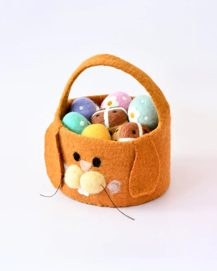 Felt Easter Bunny Basket Bag