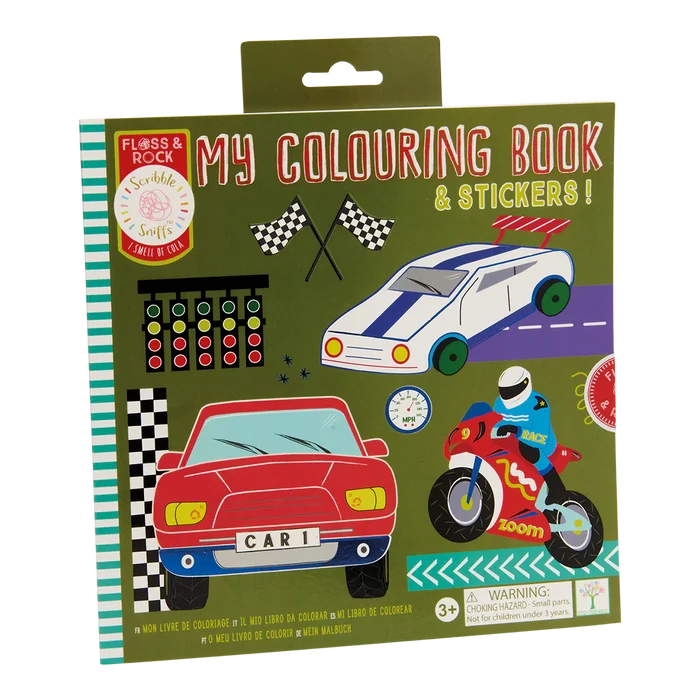 Floss & Rock Colouring & Sticker Book - Cars
