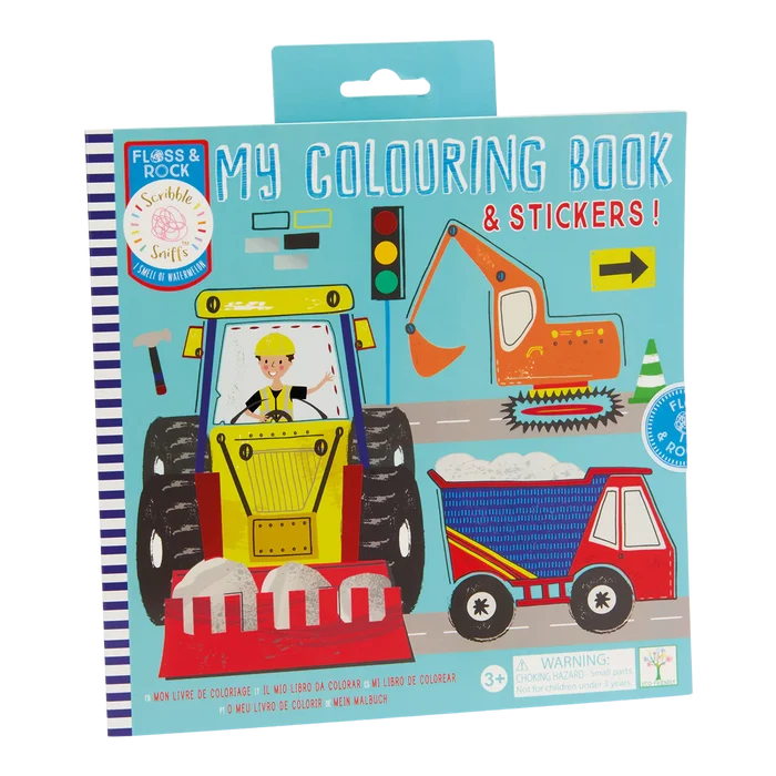 Floss & Rock Colouring & Sticker Book - Construction