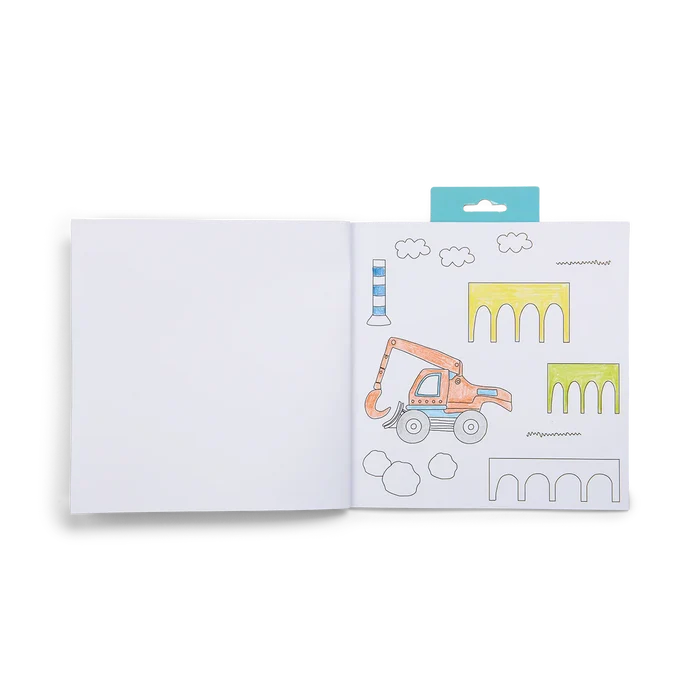 Floss & Rock Colouring & Sticker Book - Construction