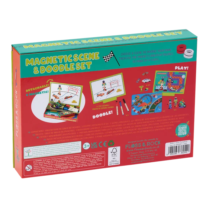 Floss & Rock Magnetic Scene & Doodle Set - Cars