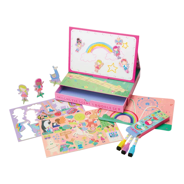 Floss & Rock Magnetic Scene & Doodle Set - Rainbow Fairy
