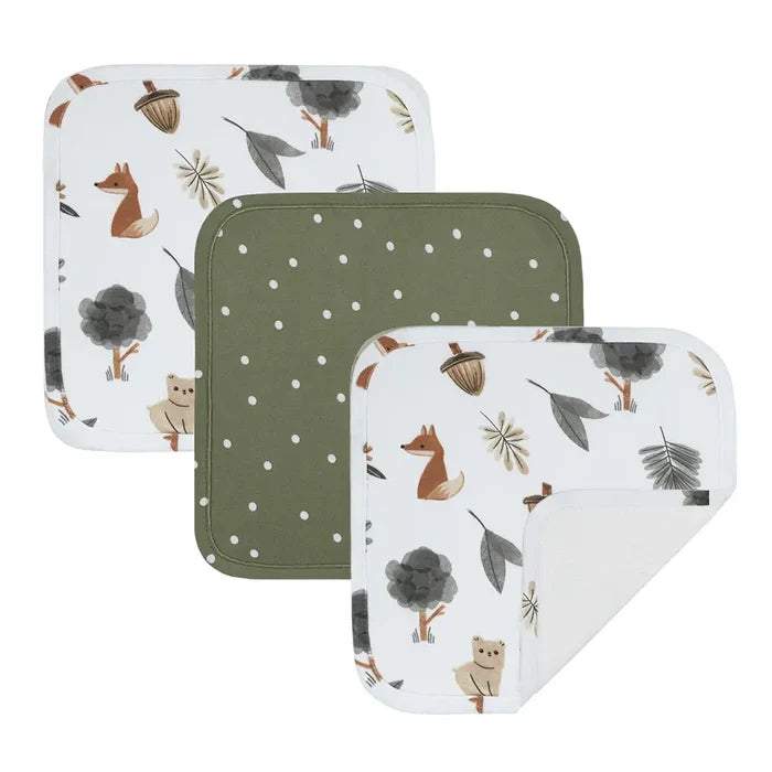 Forest Retreat 3pk Washcloth Gift Set