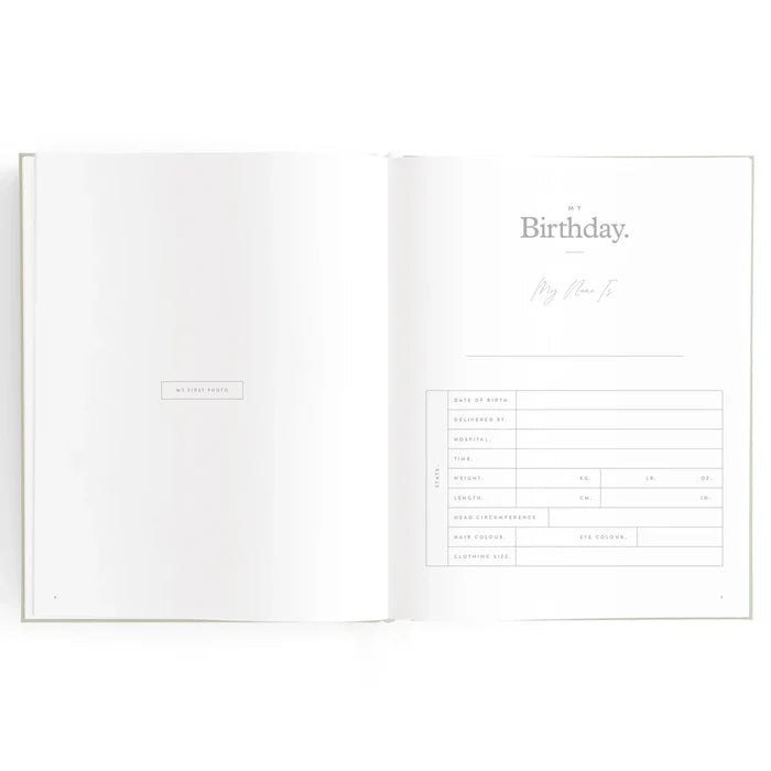Fox & Fallow Baby Record Book - Breton Stripe