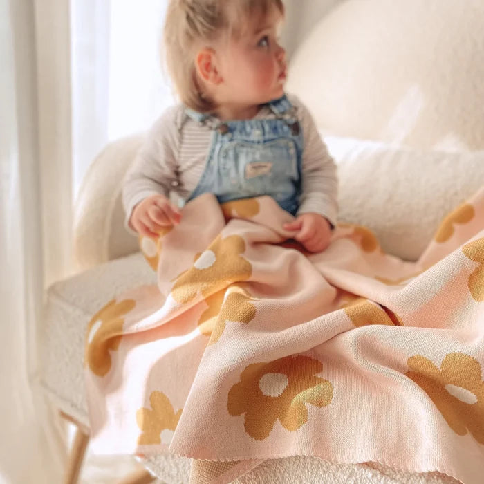 Fox & Fallow Cotton Blanket - Daisy Chain