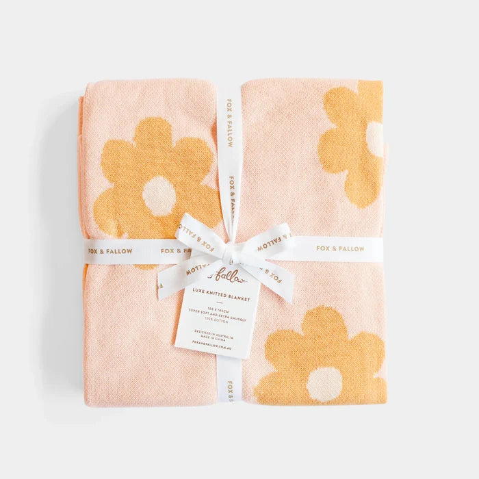 Fox & Fallow Cotton Blanket - Daisy Chain