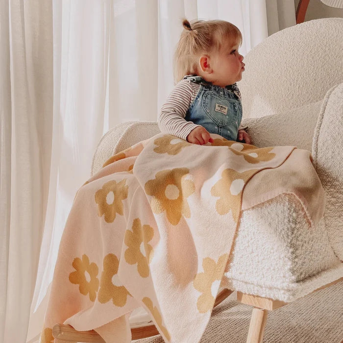 Fox & Fallow Cotton Blanket - Daisy Chain