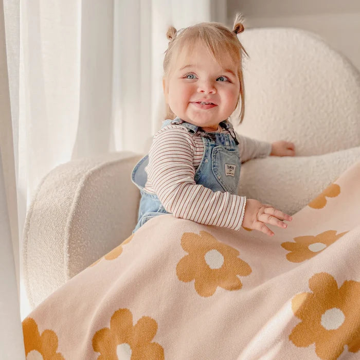 Fox & Fallow Cotton Blanket - Daisy Chain
