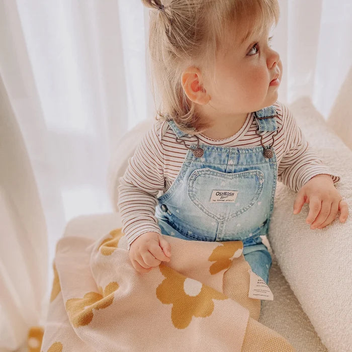 Fox & Fallow Cotton Blanket - Daisy Chain