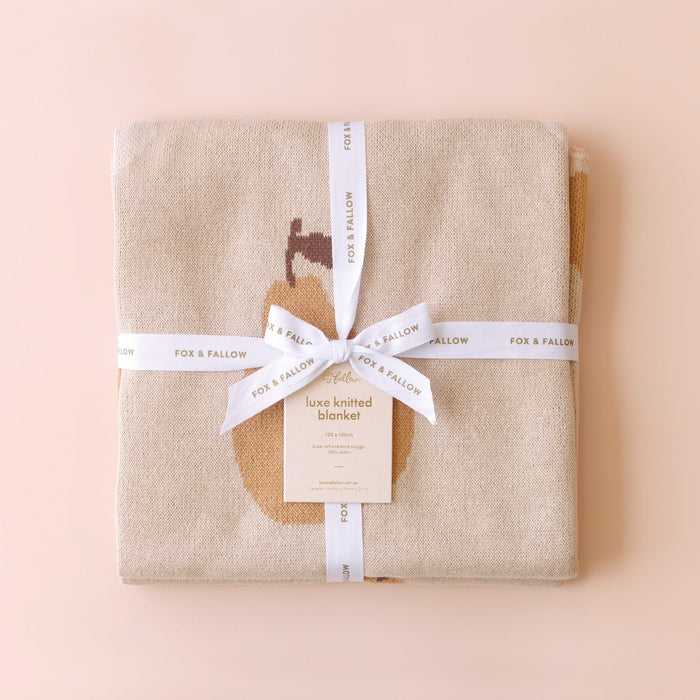 Fox & Fallow Cotton Blanket - Golden Pears